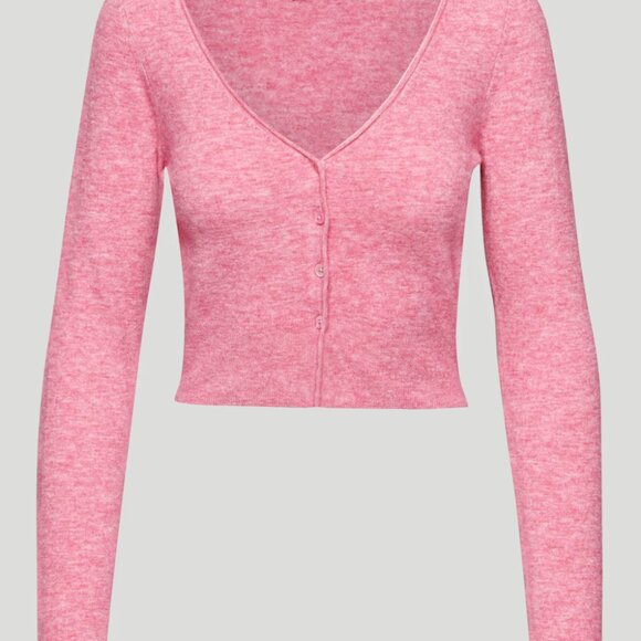 Aritzia Wilfred Santorini Cardigan in barbie pink - Picture 4 of 4